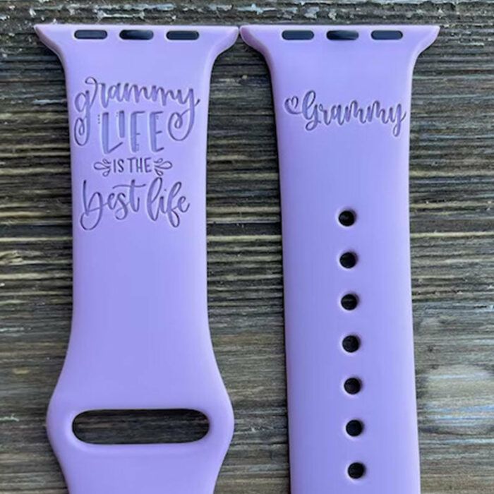 Grammy Life is The Best Life iWatch Band, inspirational Apple Watch Band