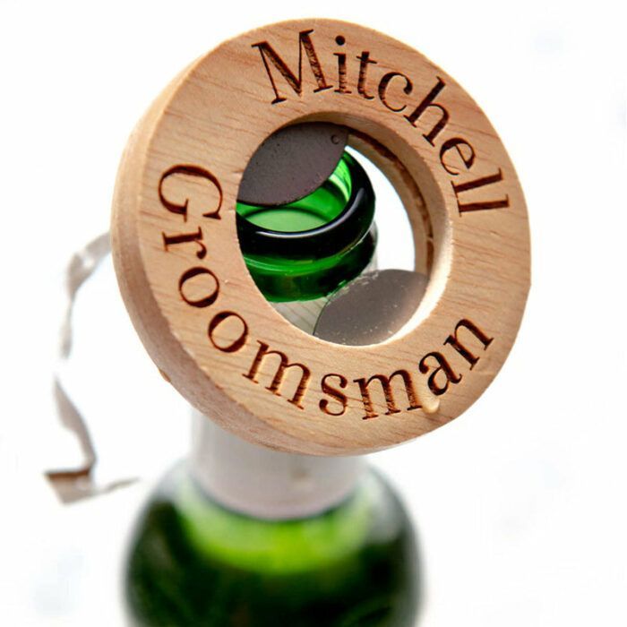Personalized Engraved Circle Bottle Openers