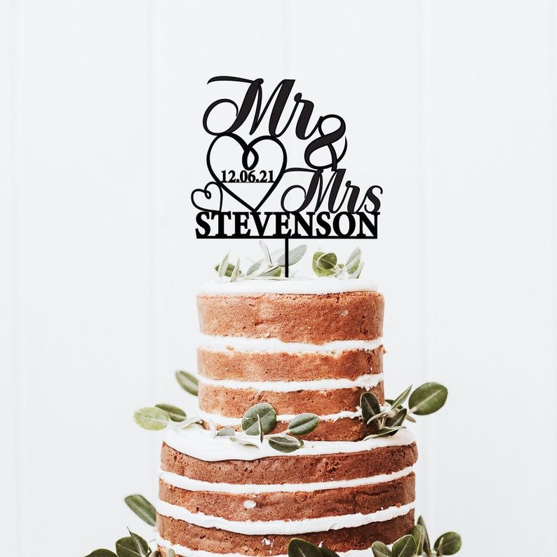 Mr and Mrs Wedding Cake Topper, Gold Cake Topper wedding, Custom Cake topper, Rustic Wedding Cake Topper