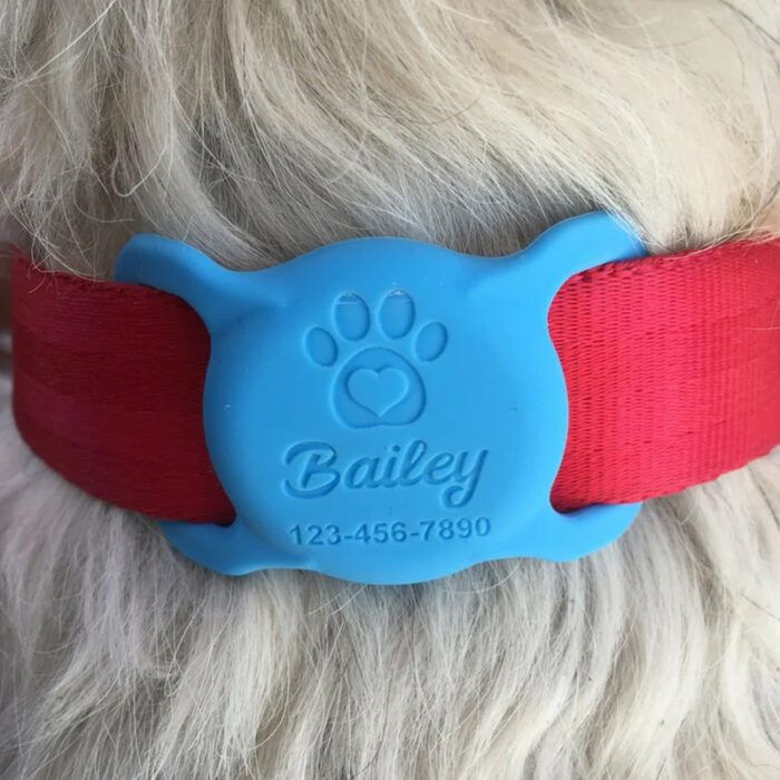 Airtag Dog Cat Pet Collar Holder for Horse Goat Animal Dogs