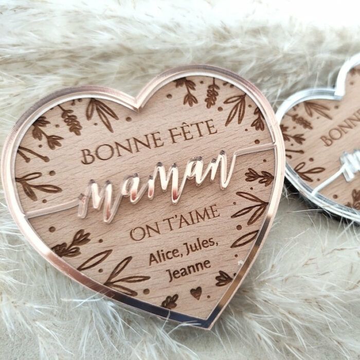 Magnet Teachers' Day Mother's Day Father's Day, Gift Teachers Mom Day Daddy Heart