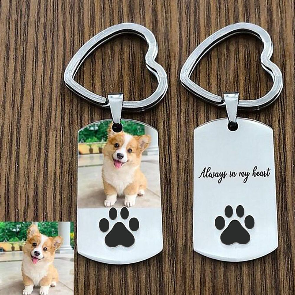 Personalized Photo Keychain With Pets