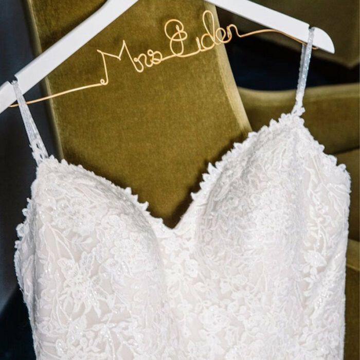 Custom Wire Wedding Hanger Dress Hanger