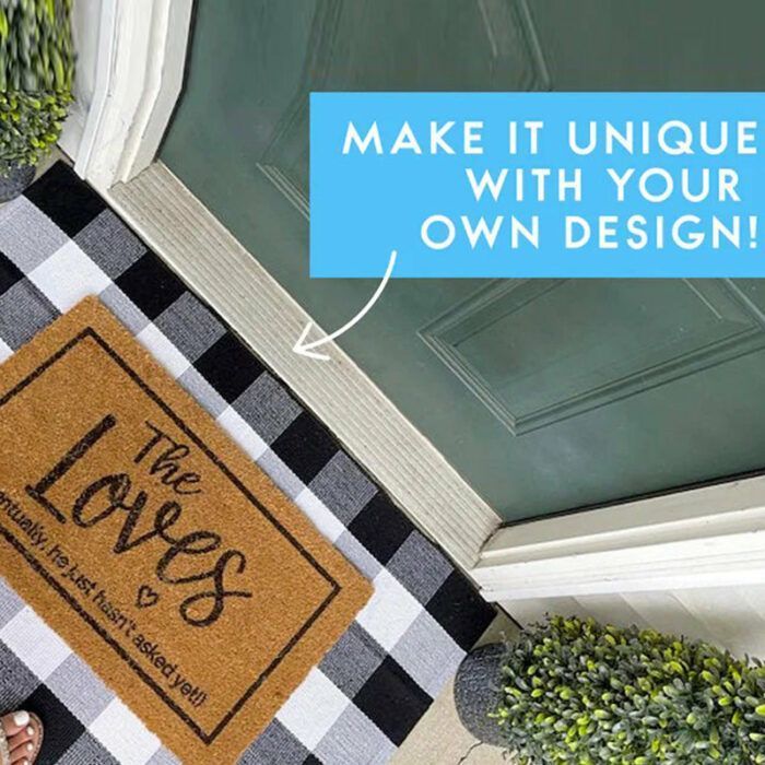 Personalized Doormat / Custom Doormat / Housewarming Gift / Family Name Doormat / Wedding Gift