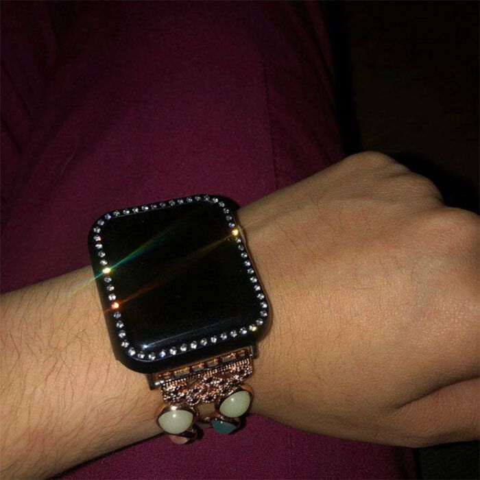 Apple Watch Case Aluminum Cover Bezel  Women Watch Case