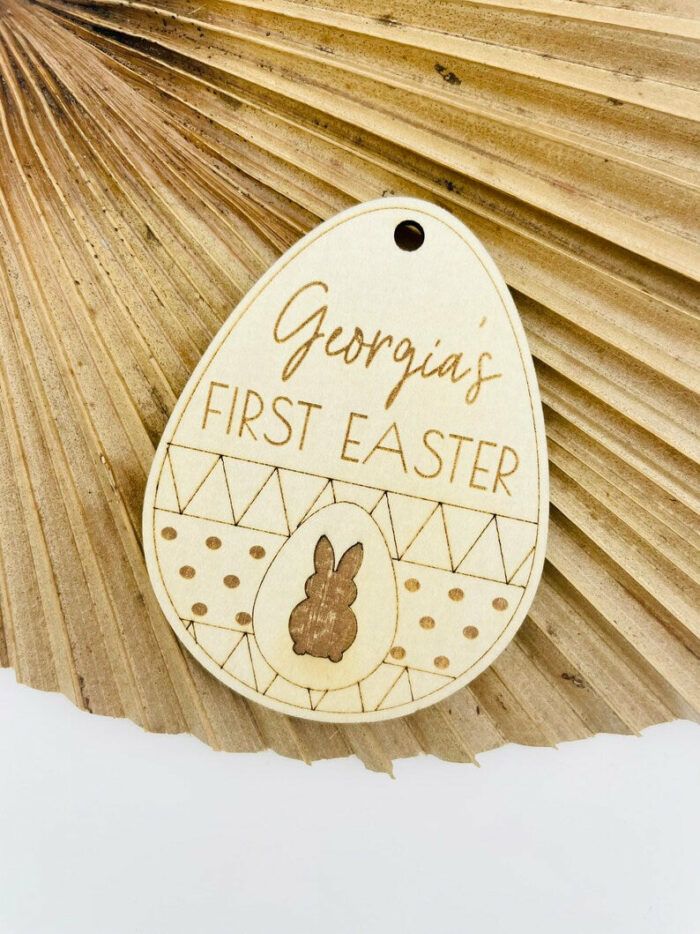 Easter Egg Tag | Easter Basket | Personalised Easter Basket Tag