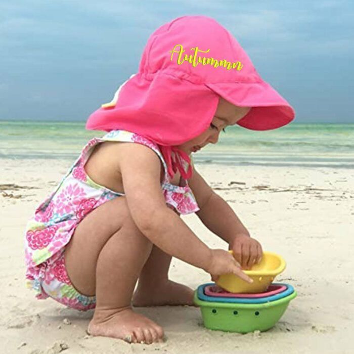 Sun Hat Toddler Bucket Hat Baby Beach Hat Custom Baby