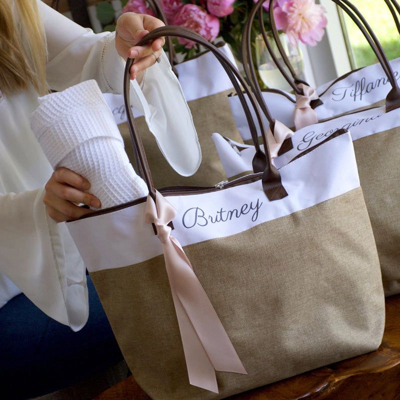 Personalized Tote Bags for Bridesmaid Gift