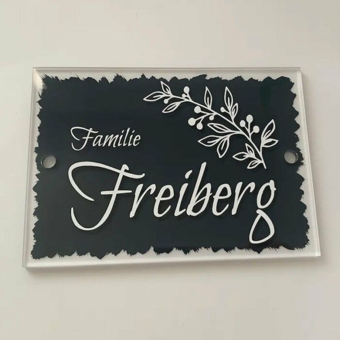 Door sign customizable Name tag Bell sign Gift Name House Family Entrance Wall decoration personalized Sign Door decoration