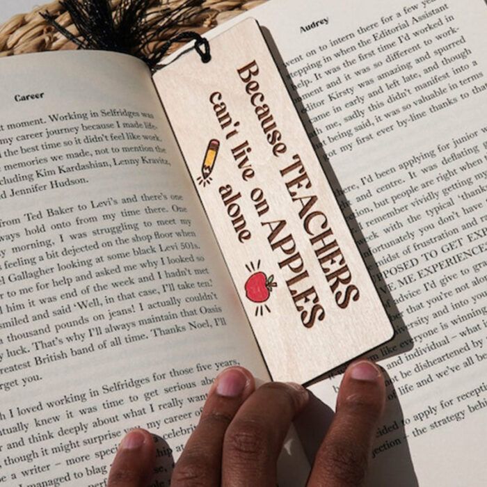 Teacher Appreciation Gift Bookmark Gift For Reader Teacher Gifts