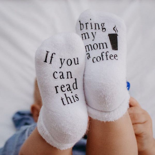 Beer Gifts for Dad, Father's Day Gift, If You can Read this Baby Socks, Unisex Baby Shower Gift