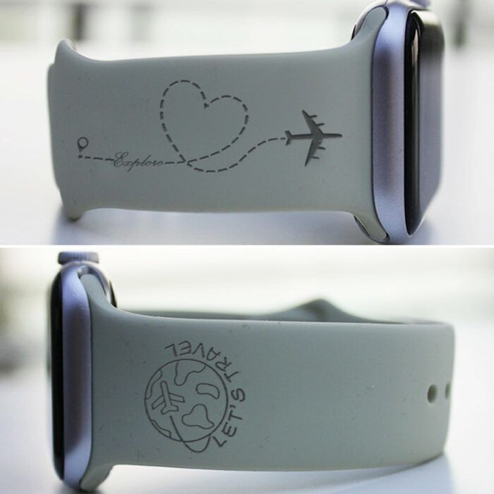 Travel Apple Band, Explore Laser Engraved Apple Watchband