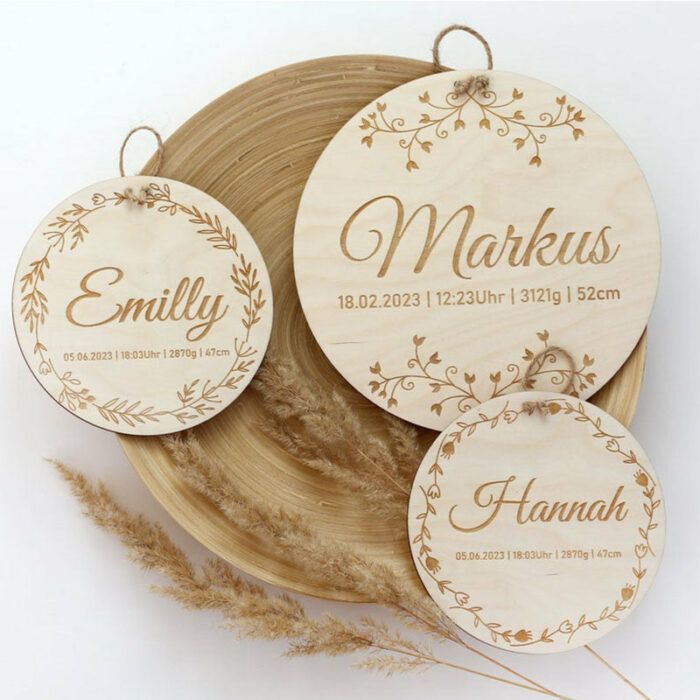 Personalised Name Wooden Sign, Wedding Gift,  Room Door Sign,