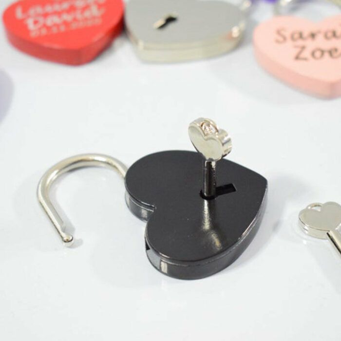 Boyfriend Gift Love Lock Engraved Fathers mothers day Padlock wedding engagement anniversary bridge gift  Personalised Key included Eternal