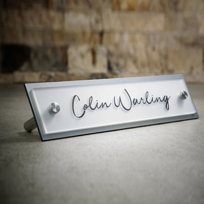 Personalized Desk Name Plate CoWorker Gift