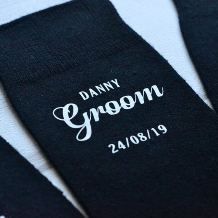 Personalised wedding socks * Groom * Page Boy * Best Man* Groomsman Gift