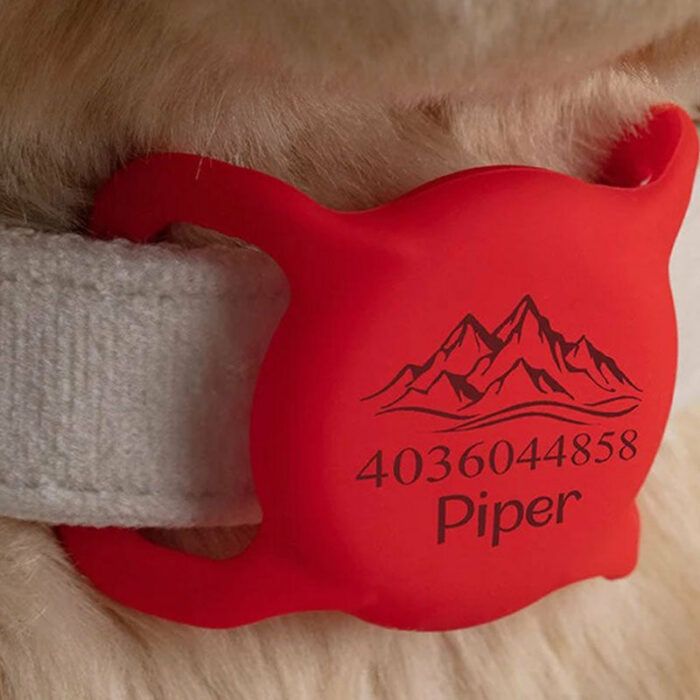 AirTag cover dog collar or harness, AirTag case, AirTag holder, AirTag case holder collar, AirTag personalized, Pet Air Tag case, Air Tag