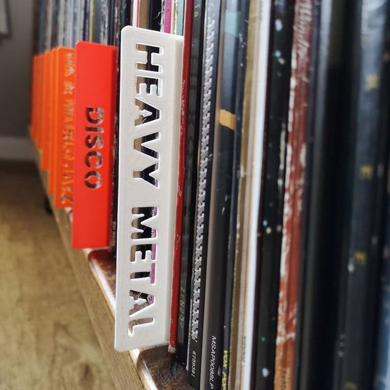 Dividers for Vinyl Records, CDs, books