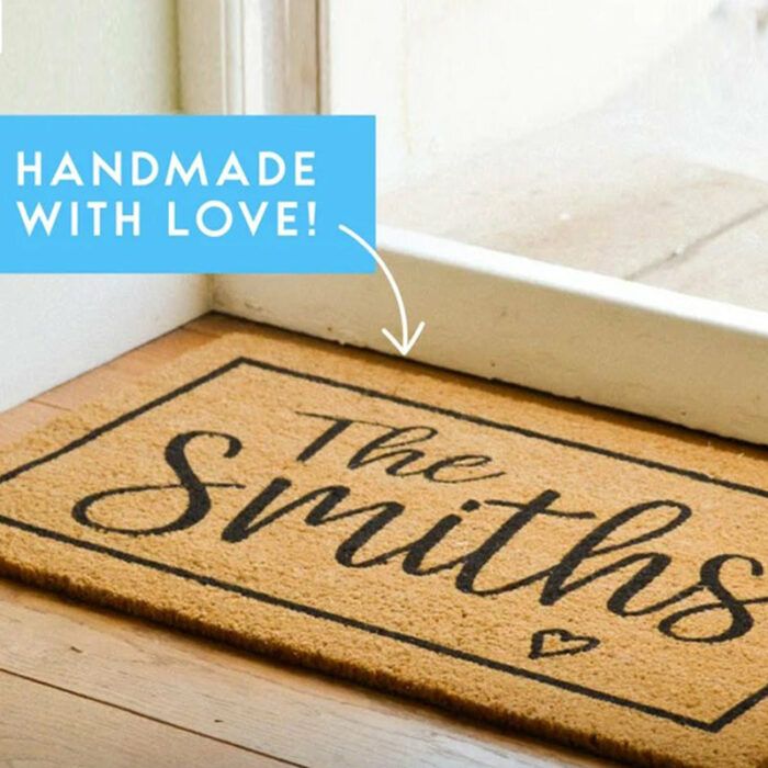 Grandparents Welcome Door Mat - Personalized Doormat - Custom Coir Mat - Home Decor - Gifts For Them