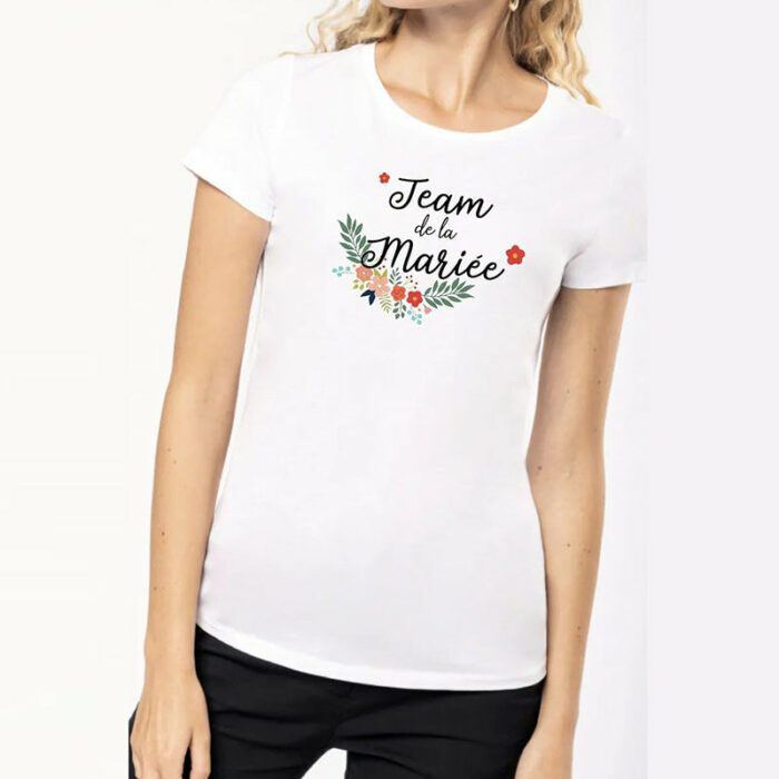 T-shirt Evjf, Team of The Bride - The Bride - Bachelorette Party - Team of The Bride