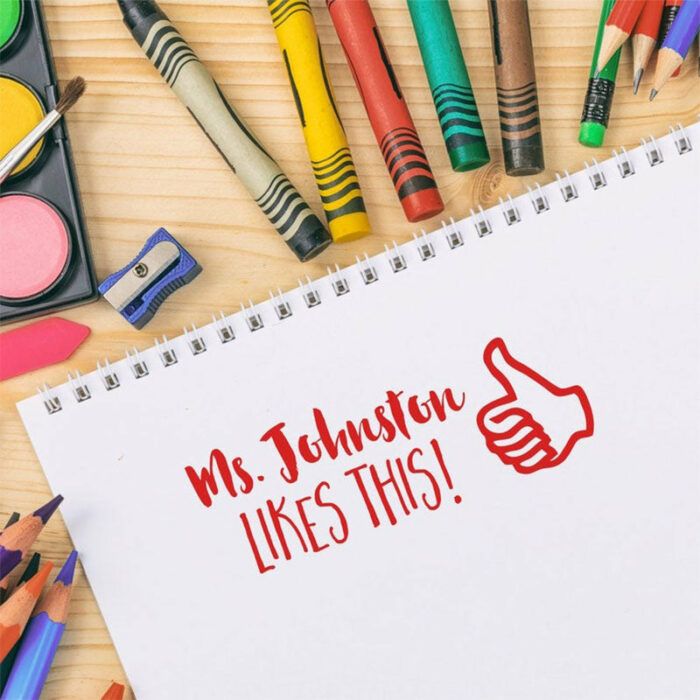 Personalized Teacher Stamp | Teacher Stamper | Personalized Teacher Gift