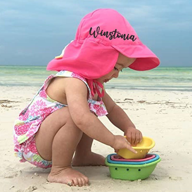 PERSONALIZED MONOGRAM Custom Baby Toddler Infant Sun Beach Summer Bucket Hat
