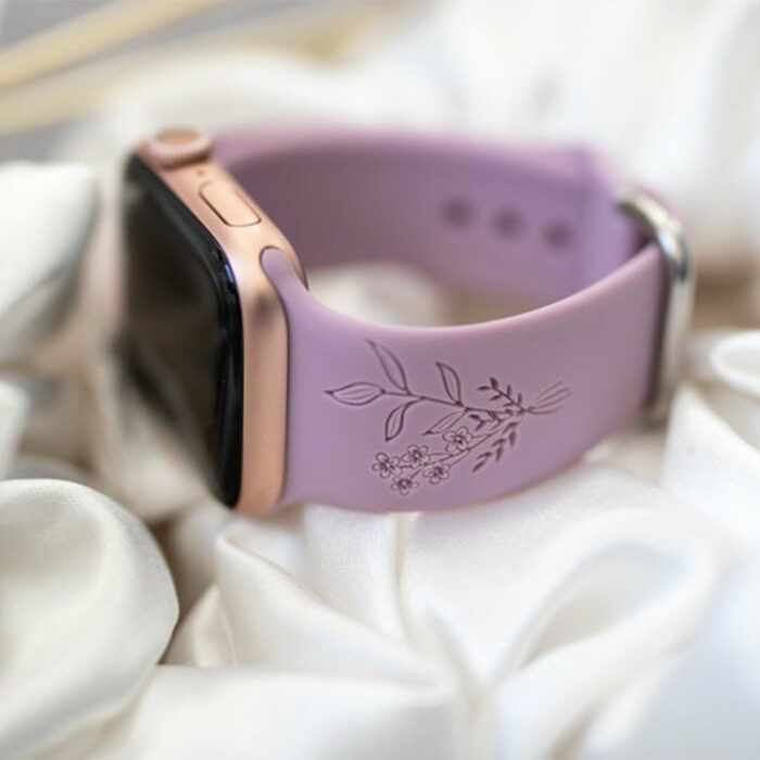 Breathe Engraved Watch Band, Just Breathe, Inspirational Quote Gift For Her