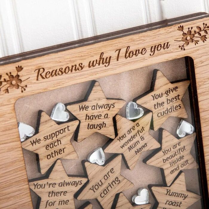 10 Reasons Why I Love You, Personalised Mothers Day Gift from Daughter
