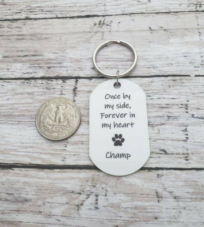 Memorial Keychain, Loss of Loved One Keychain, Those We Love Don't Go Away