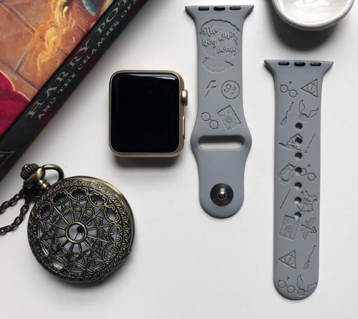 Harry Potter Themed Engraved Apple Watch Band