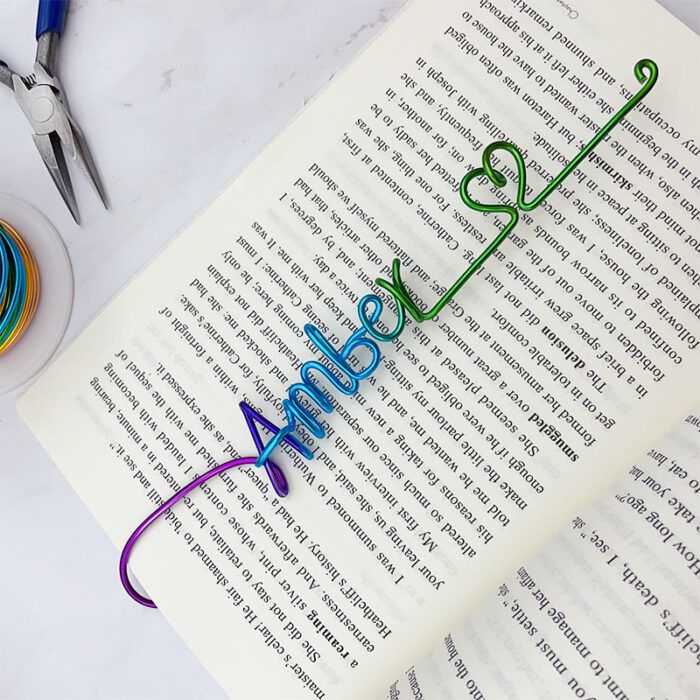 Handmade Personalized Wood Bookmark with Tassel for Teachers – Giftsparkes